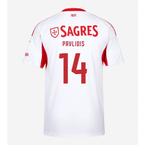 Benfica Vangelis Pavlidis #14 Tredjetrøje 2025-26 Kortærmet